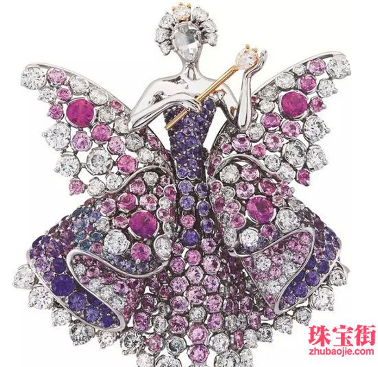 梵克雅宝Peau d’Âne raconté par Van Cleef & Arpels Fée des Lilas 胸针