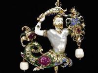 一件神奇的巴洛克珍珠打造的珠宝“坎宁海神”